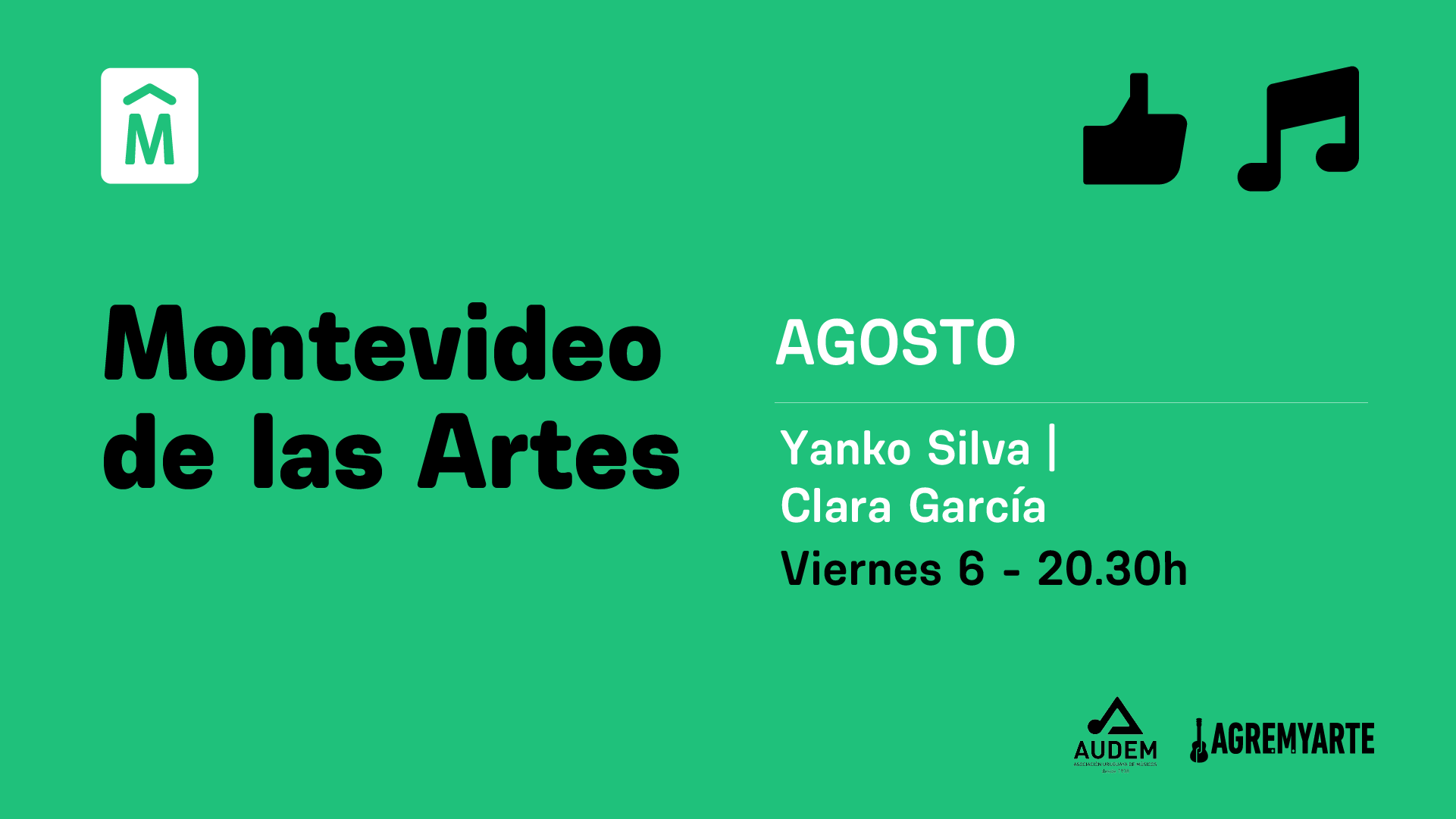 Yanko Silva, Clara García – MVD de las Artes