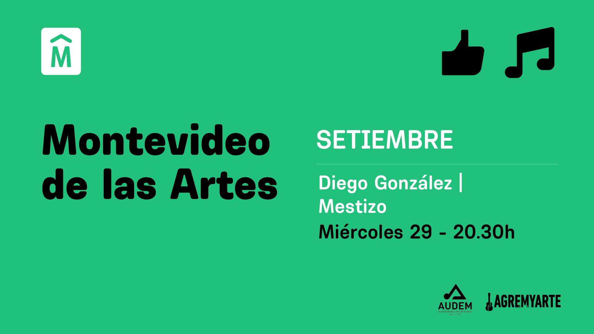 Diego González; Mestizo – MVD de las Artes