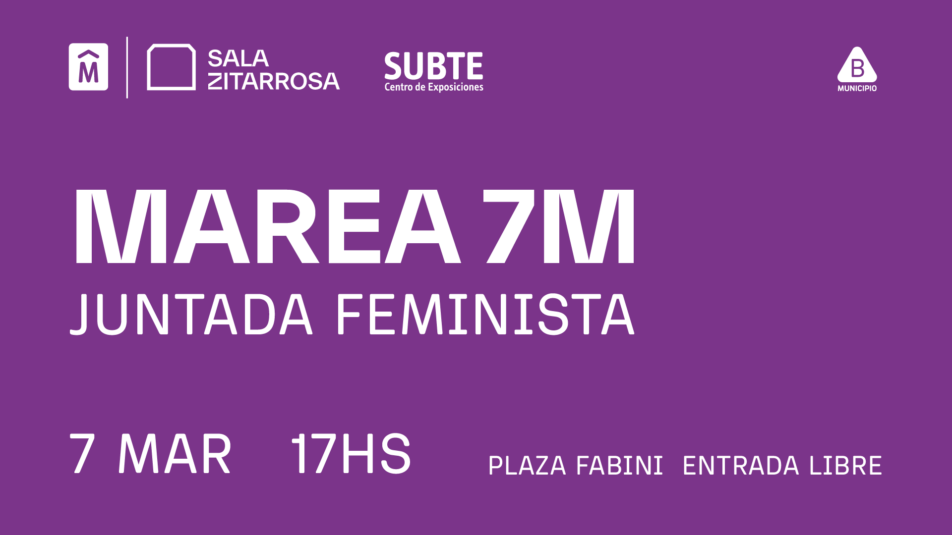 MAREA 7M. Juntada Feminista
