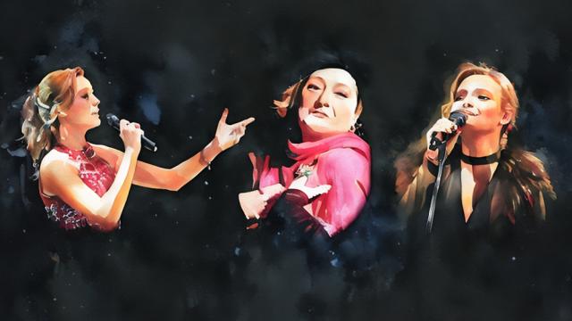Tres voces únicas